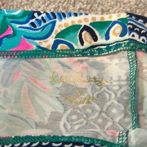 NWT Lily Pulitzer Looking Sharp Girls Leggings Size XL - Picture 3 of 4